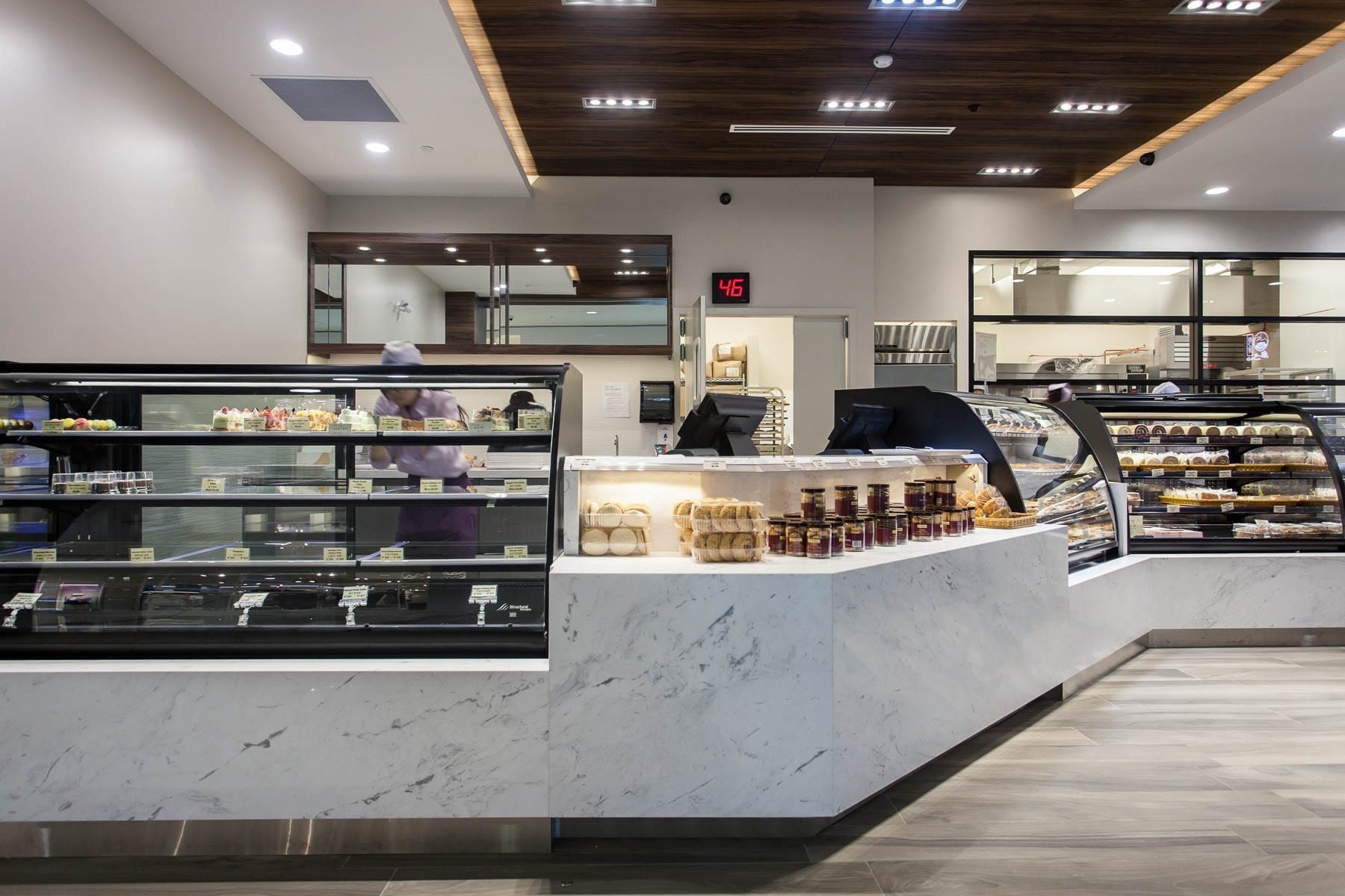 Saint Germain Bakery - new millwork for the point of sale, display units and storage.